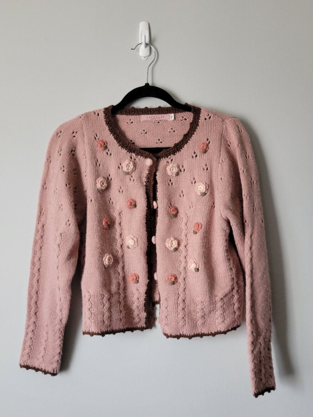 Lacemade Floral Juliette Knitted Cardigan